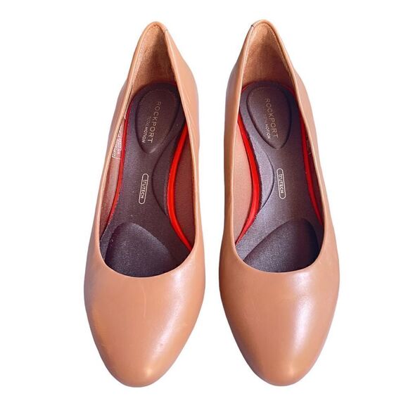 Rockport Total Motion TruTech Wedge Leather Heels Size 6.5 - Picture 2 of 8